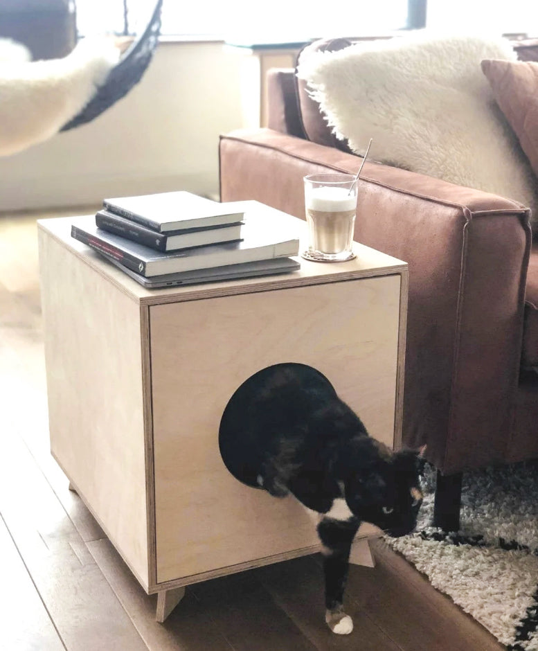 Cat litter box enclosure | Outa' Sight | Hideaway | Cat Bed