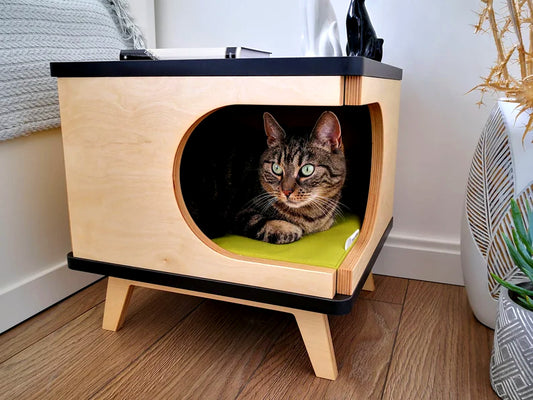 Cat Cave Side Table Retreat | Hide Away Cat Bed